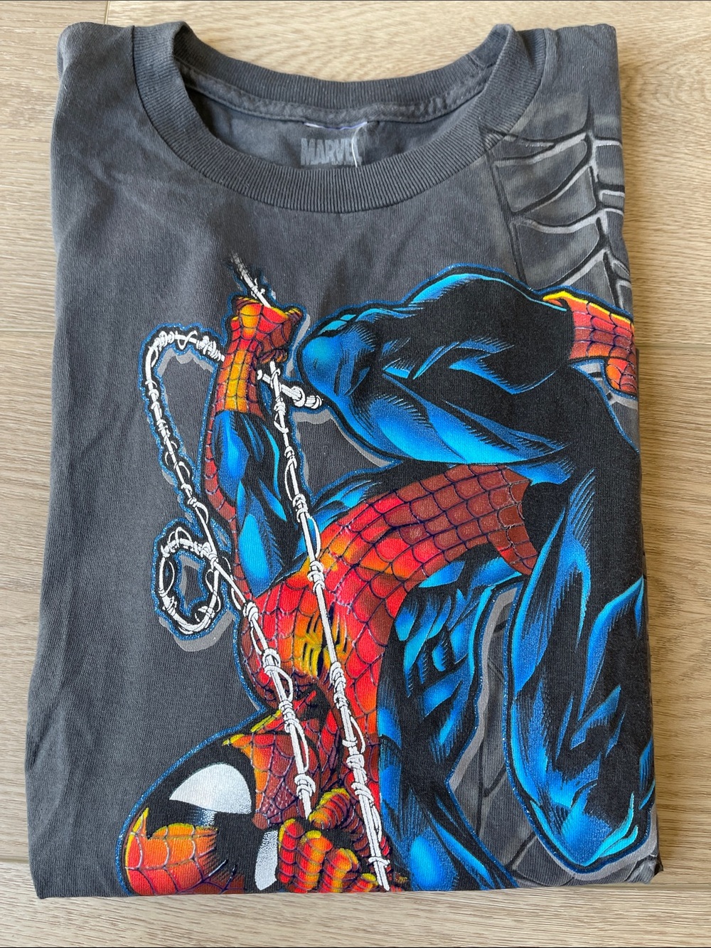 Marvel Boys Black Long Sleeve Spider-Man Graphic Tee